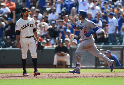 AT&T Park Baseball players on the field at the At&Tpark, christened in 2006. Home to the San Francisco Giants!